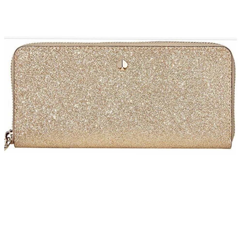 💙Kate Spade 🖤Burgess Court pale Gold Glitter